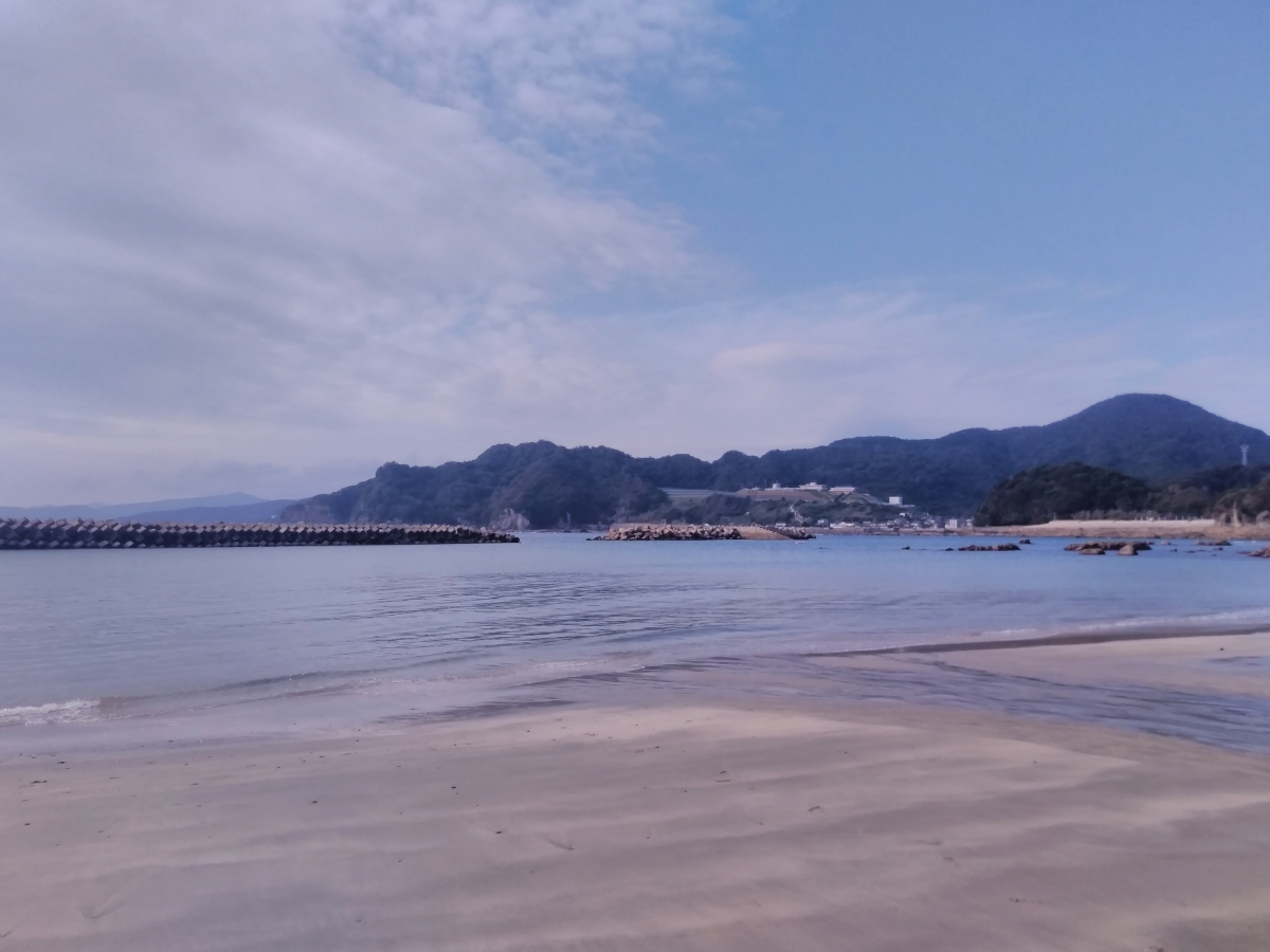 長崎市:白浜海岸のフリー写真素材(VAIO-PhoneAで撮影)