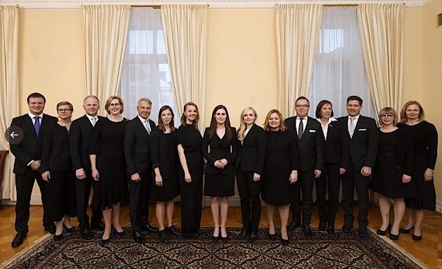 フィンランドの内閣は女性が多く参加してるのに・・・