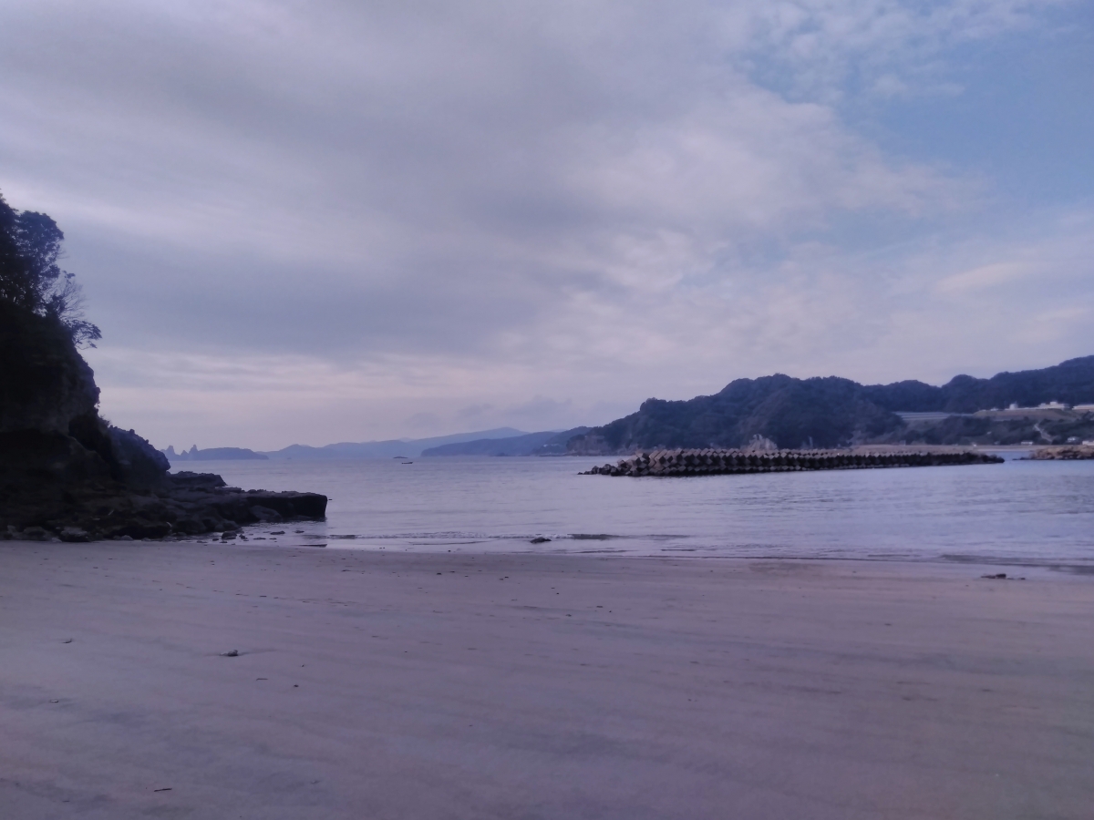 長崎市:白浜海岸のフリー写真素材(VAIO-PhoneAで撮影)