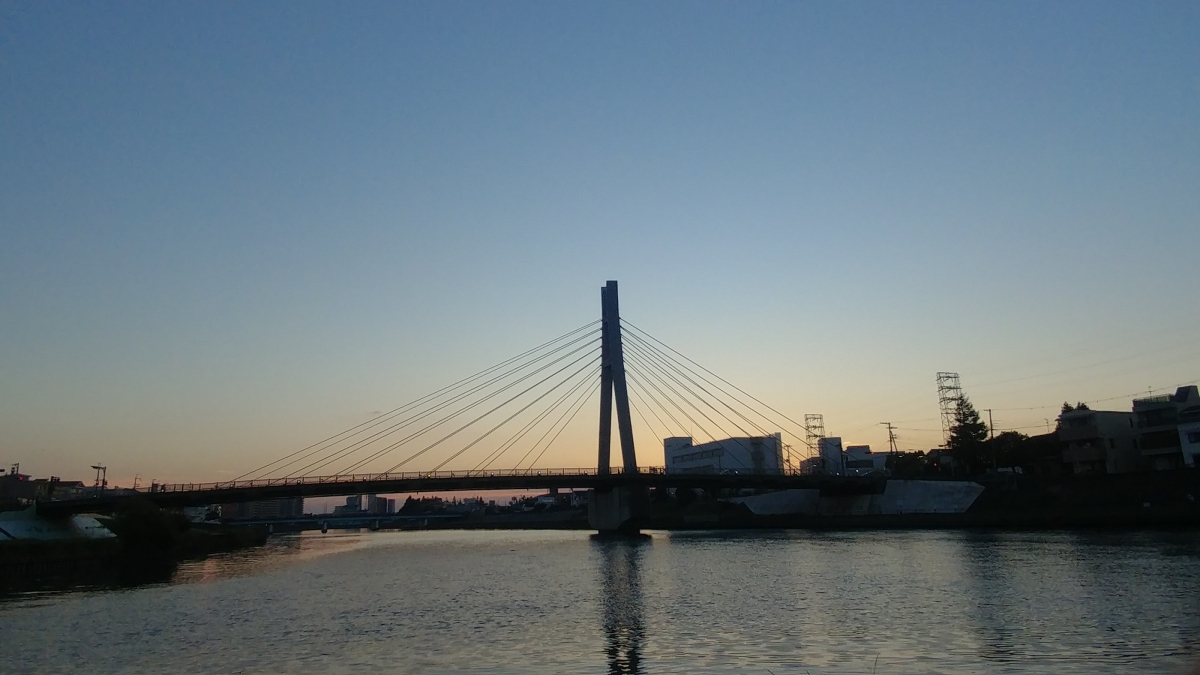 神崎川のフリー写真素材(LG:V20-Proで撮影)