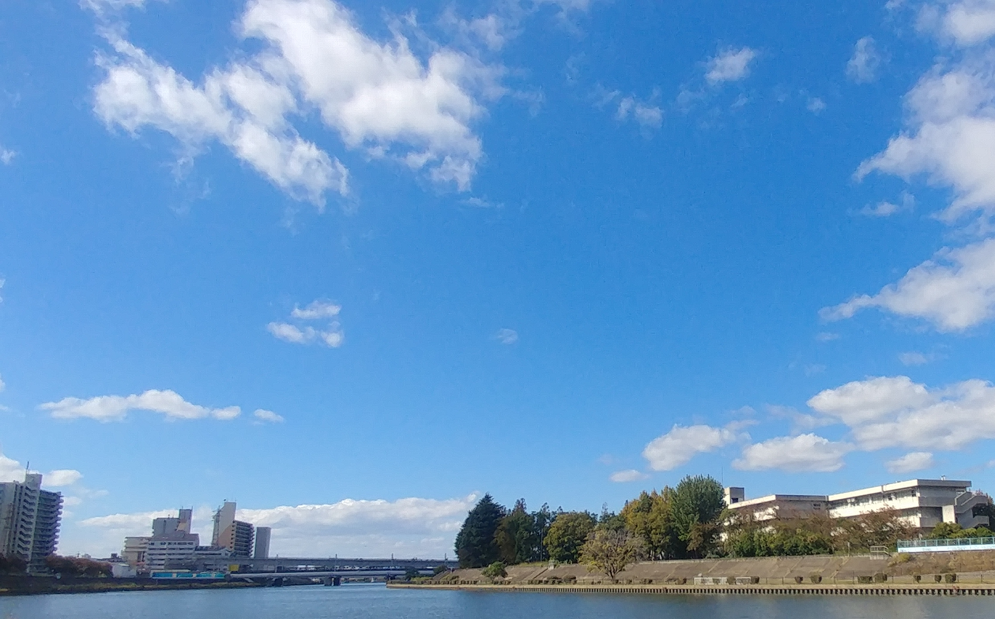 神崎川のフリー写真素材